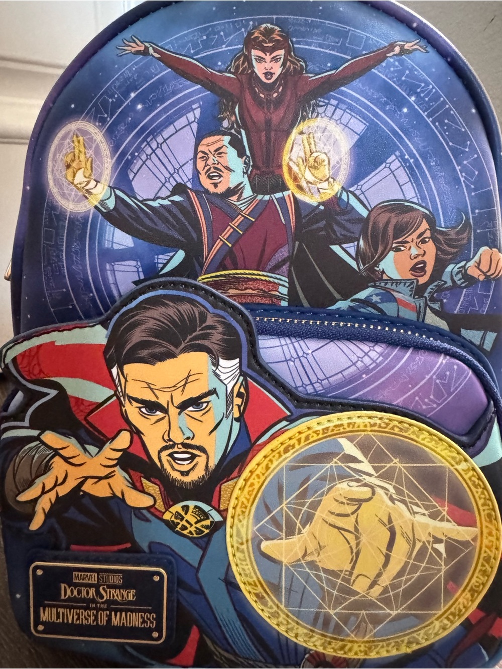 Loungefly Doctor Strange Multiverse Mini Backpack - Purple - Picture 2 of 5